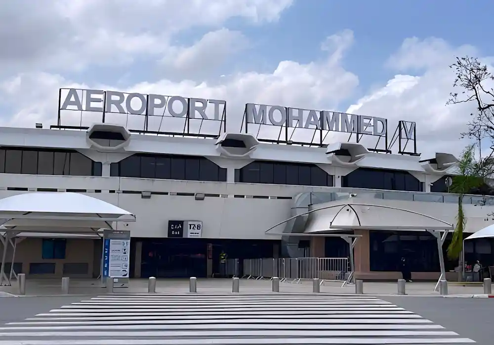 Flughafen Marokko Casablanca – Mohammed-V-International Airport, größter Flughafen in Marokko, in dem vielen Flüge nach Marokko landen