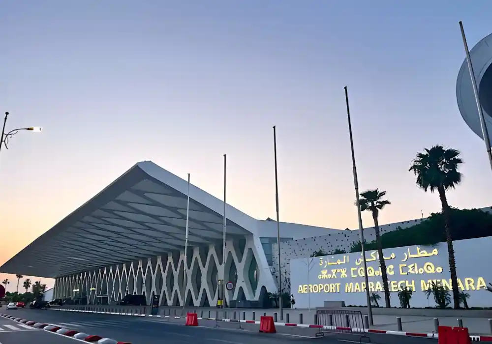Flughafen Marokko Marrakesch – Aéroport Marrakech Menara, wichtigster Flughafen für Flüge nach Marrakesch
